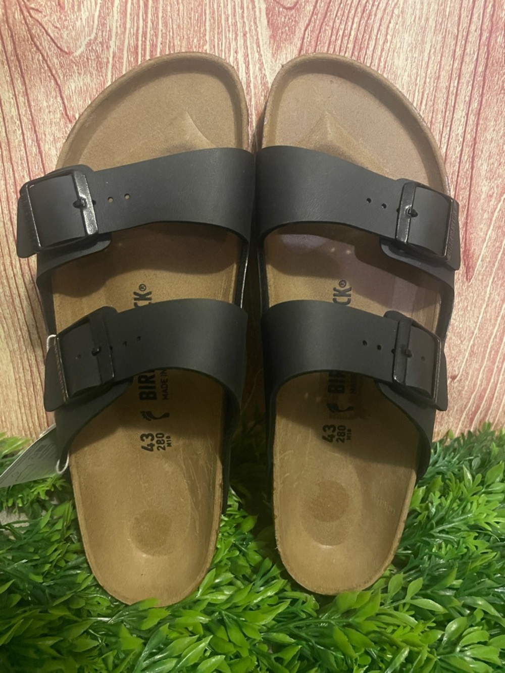 New Birkenstock Arizona BS Black Sandals - Picture 2 of 6